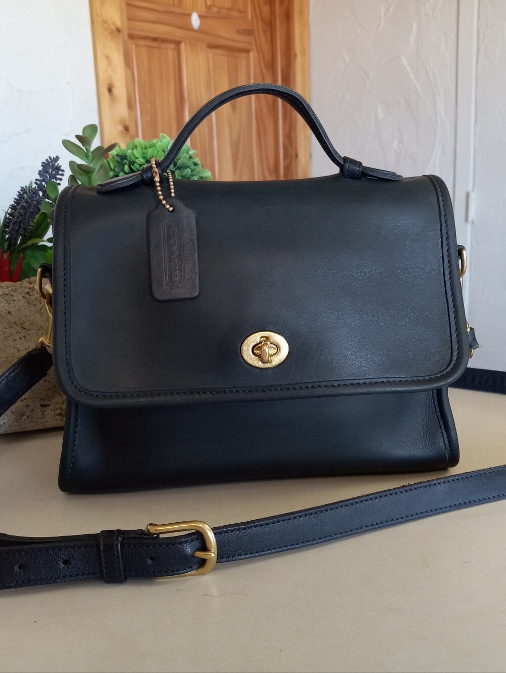 Coach Court Bag, Navy Blue, "Blavy" 1998, No. 9870